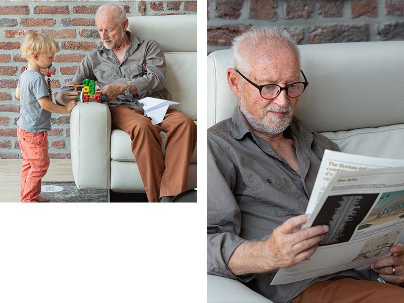 Rom perfekte Zeit mit den Eltern Rom generationen Sofa